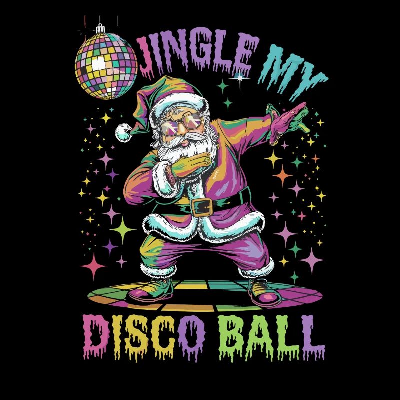 Jingle My Disco Ball Noël Disco Père Noël