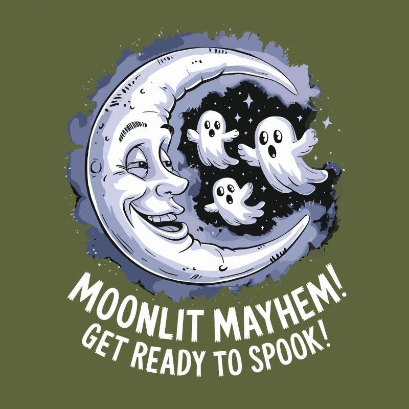 Moonlight Chaos Ghosts Ready for Haunting