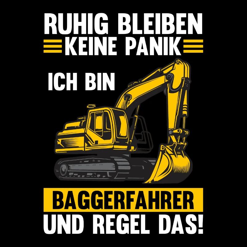Bagger Fahrer Bagger Bauen Geschenk