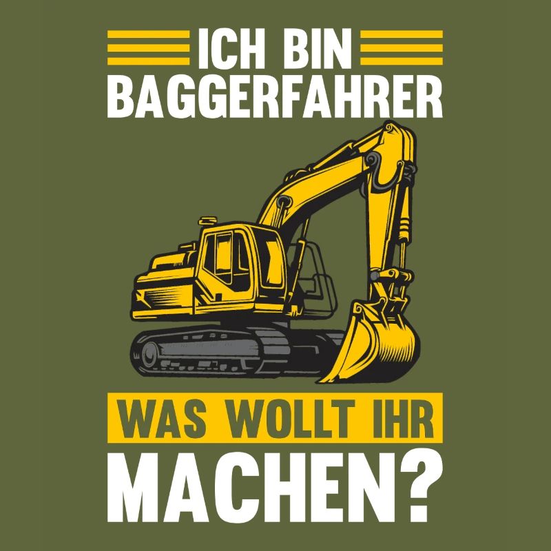 Bagger Fahrer Bagger Bauen Geschenk