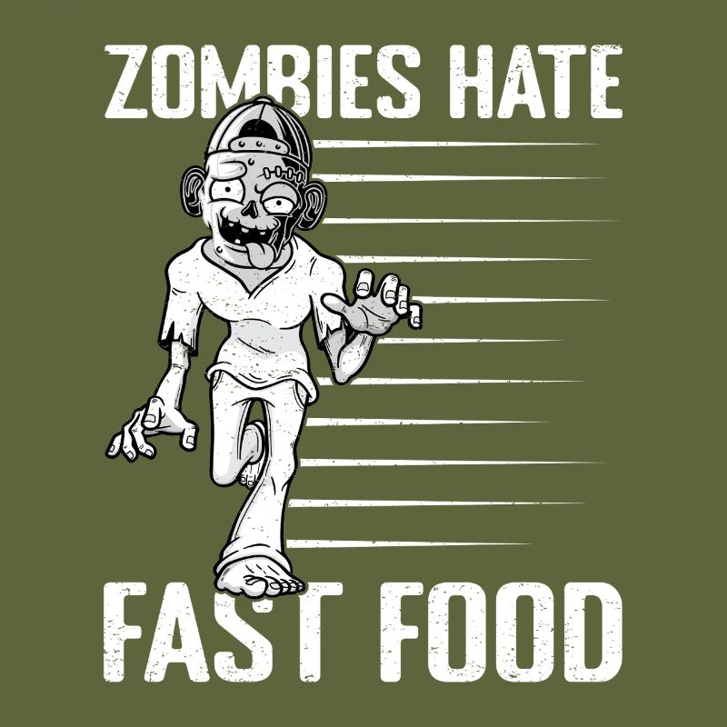 Marathon Runner Zombies Hate Fast Food Running