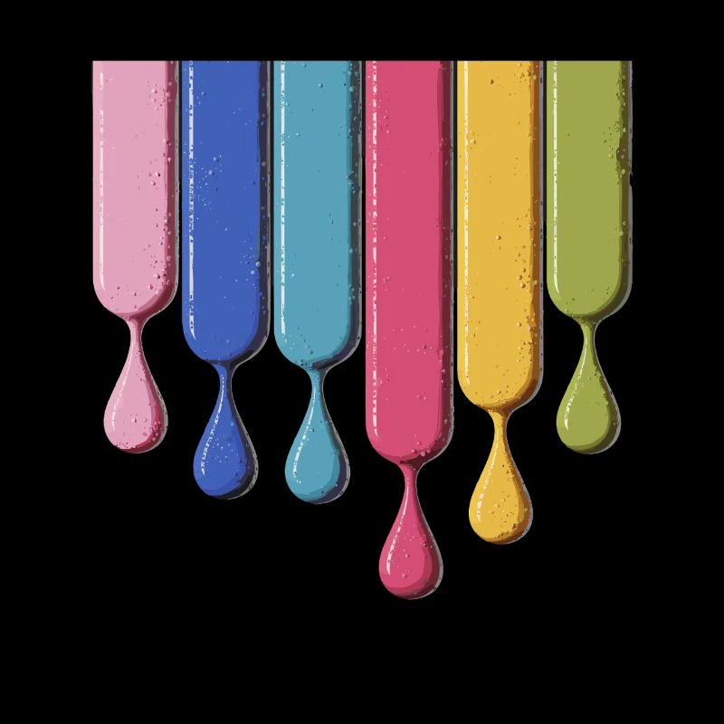 Couleurs colorées Drop Blend Art
