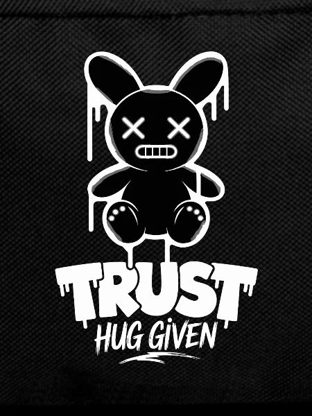 Trust Hug Given Funny Bunny