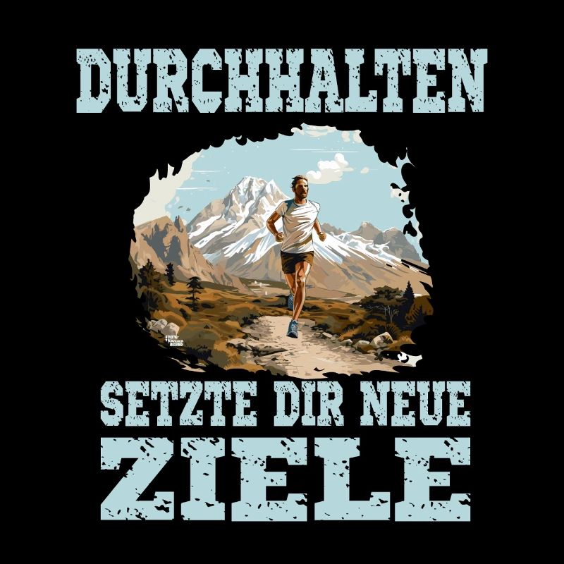 Durchhalten Setze Dir Neue Ziele Motivation Lauf