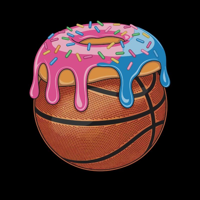 Mélange de beignets de basket-ball Fun