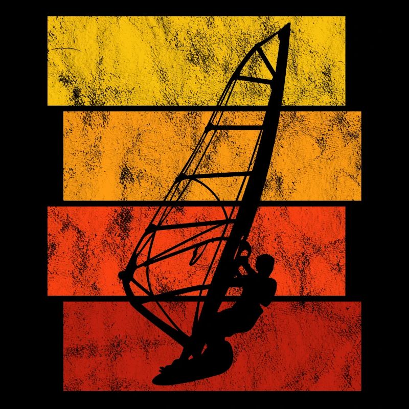 Windsurfing Retro Windsurfer Surf surf