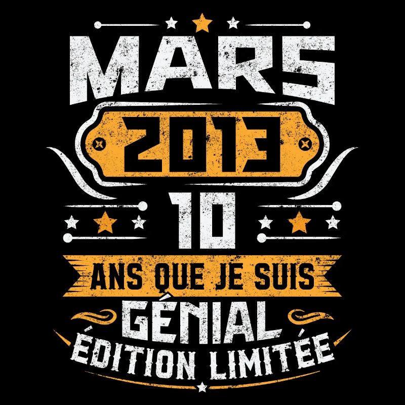 Rétro Cadeau D'anniversaire 10 Ans Mars 2013