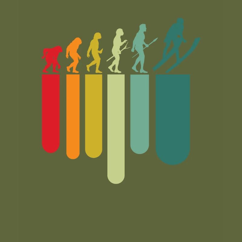 Vintage ski évolution