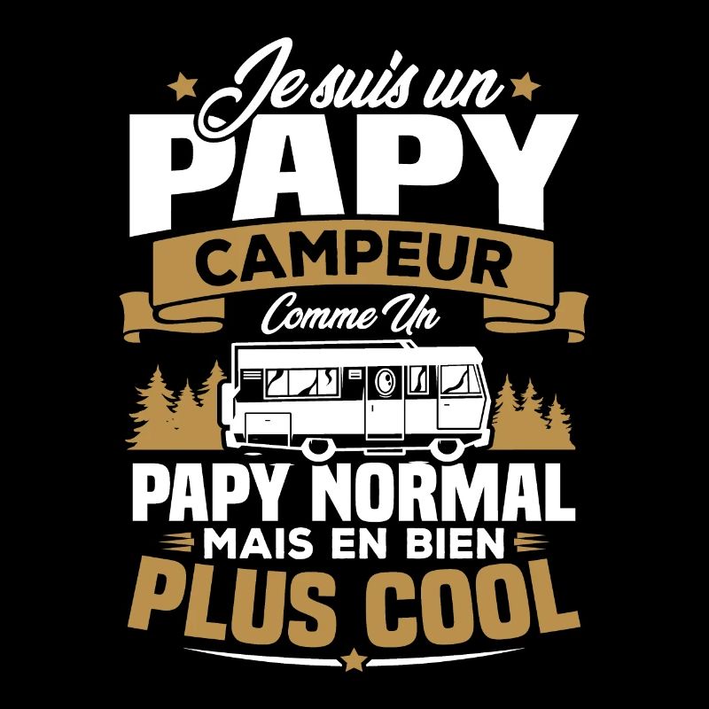 Un papy campeur comme un papy normal