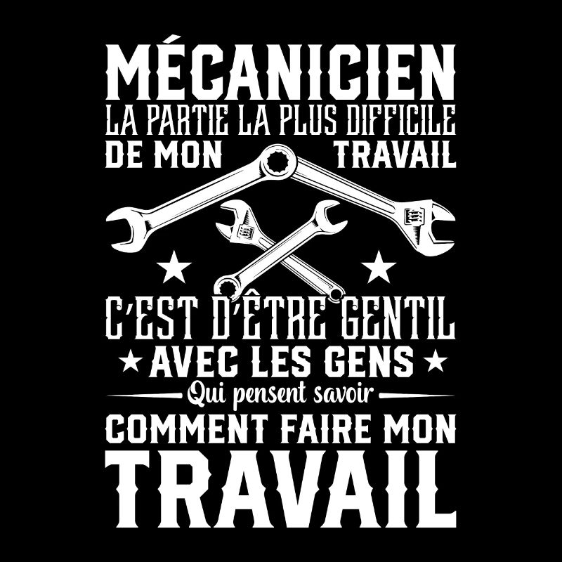 Mécanicien la partie la plus difficile mon travail