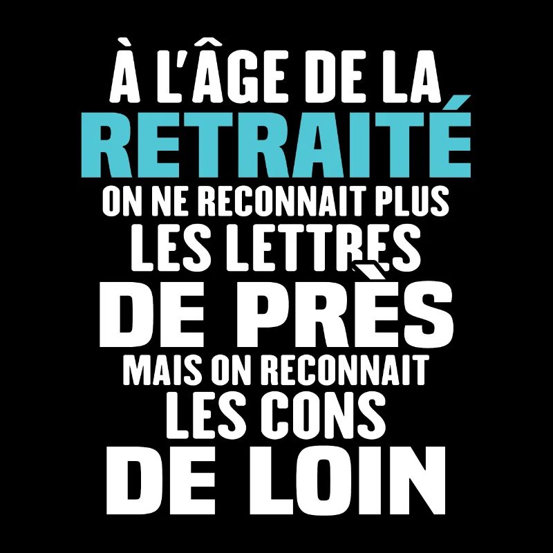 à l'âge de la retraité