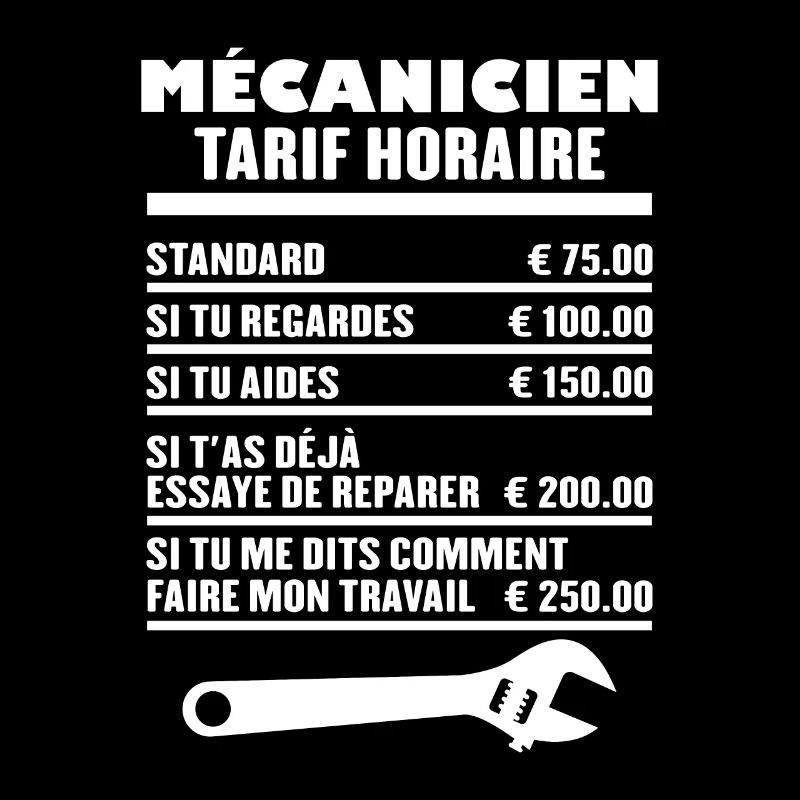 Mécanicien Tarif Horaire