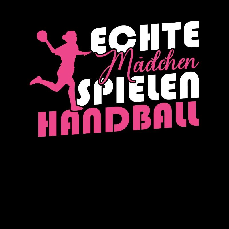 Echte Mädchen spielen Handball