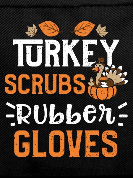 Turkey Scrubs Rubber Gloves