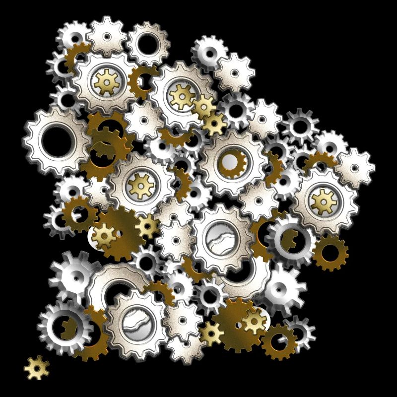 Steampunk gears