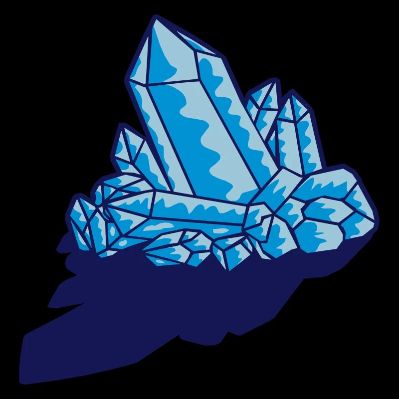 Shadow crystal gemstone