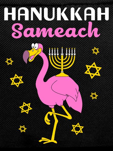Hanukkah Hanukah Flamingo Menorah