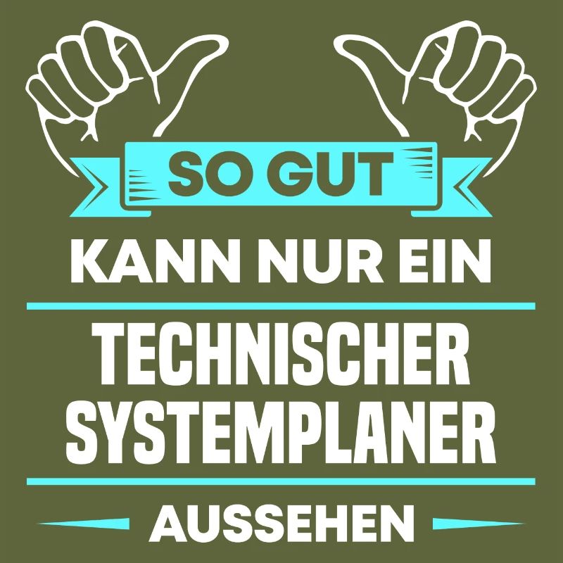 Technischer Systemplaner Design für stolze Profis