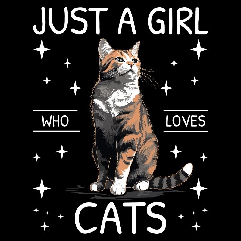 Chat Juste une fille qui aime les chats