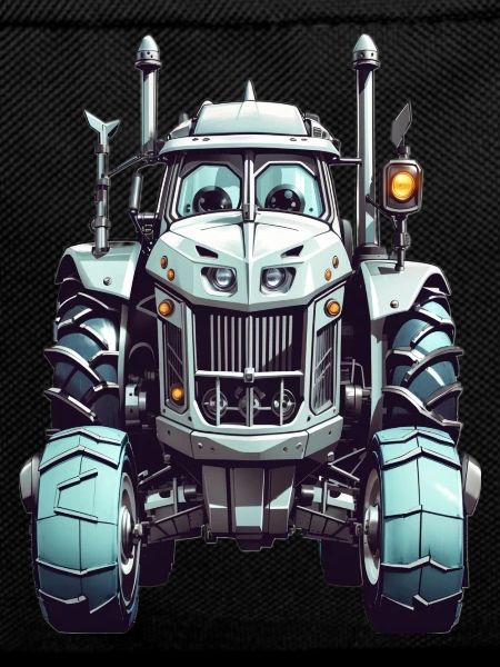 Traktor mit Augen