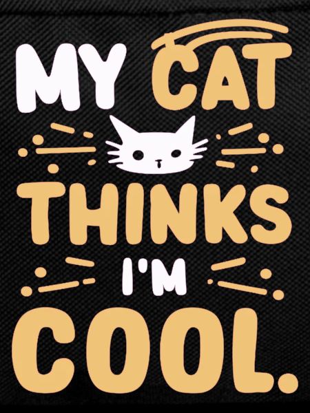 My cat thinks i am cool