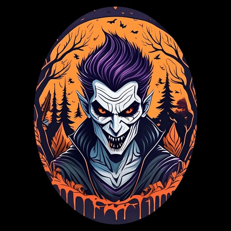 Gruseliges Halloween-partykostüm Vampir