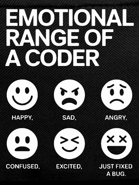 Emotionale Bandbreite eines Programmierers