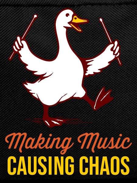 Funny Drummer Goose: Musical Chaos
