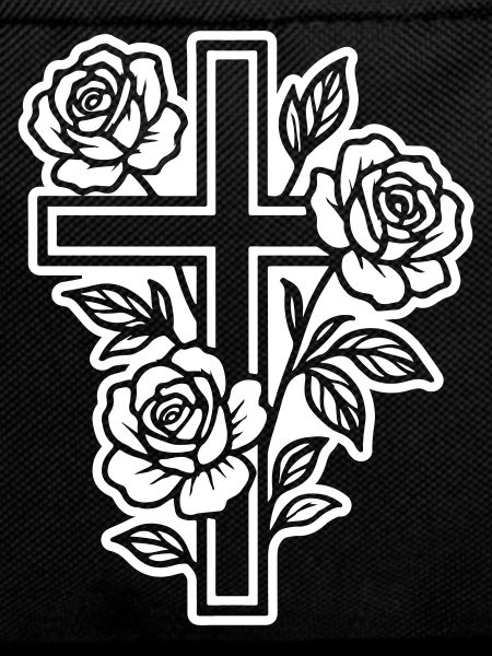 Cross Symbol Flowers