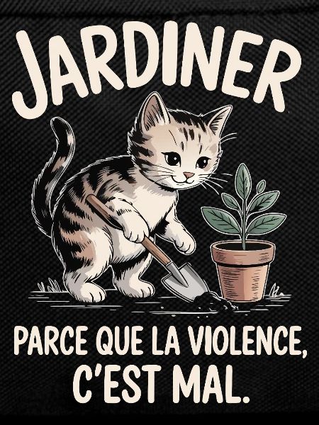 Gardening, because violence is bad