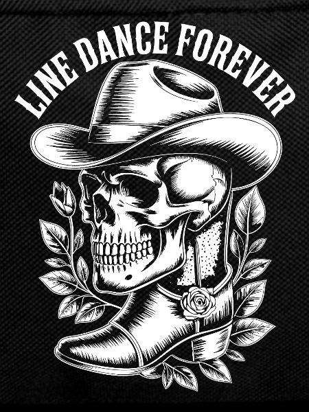 Line Dance Forever Skull