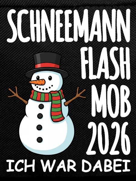 Snowman flash mob