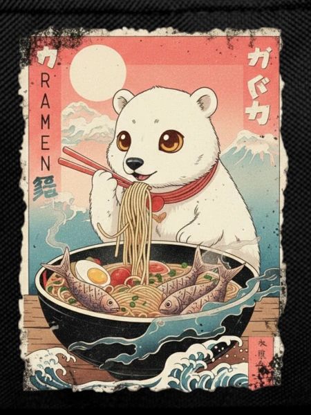 Kawaii Polar Bear Ramen Anime