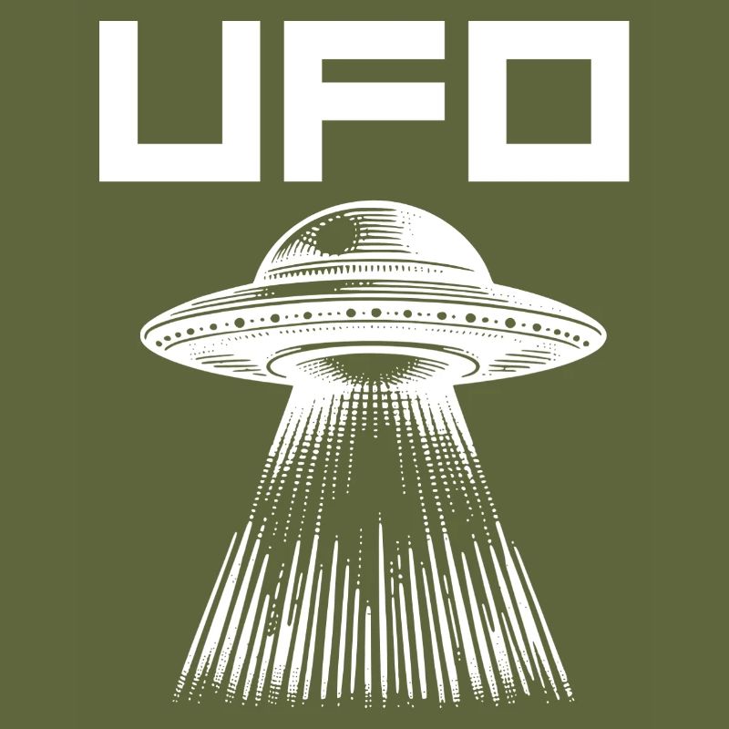UFO-Lichtstrahl Muster