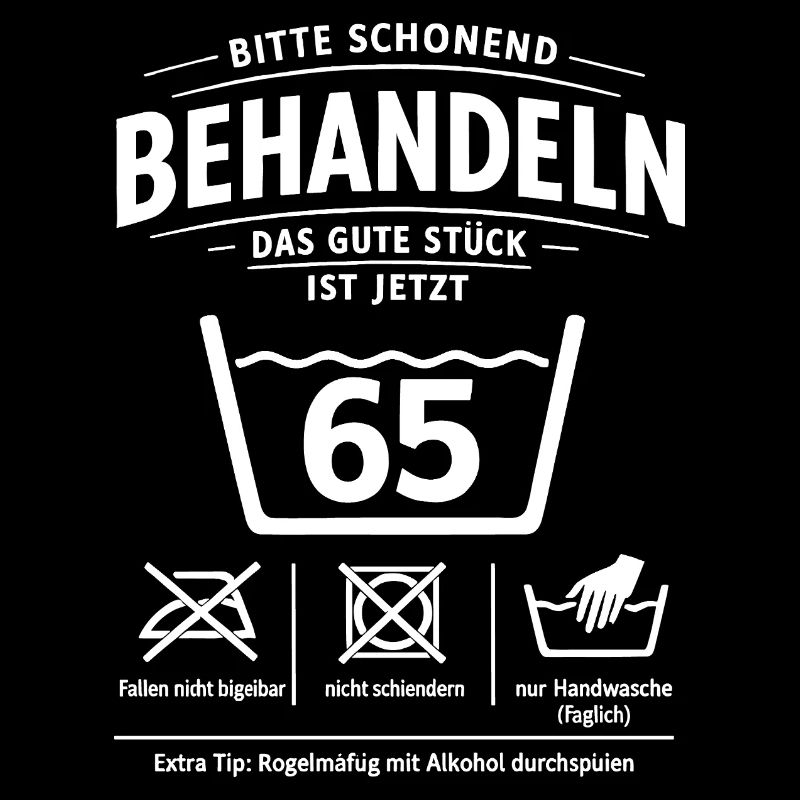 65. Geburtstag Schonend Behandeln Tempolimit