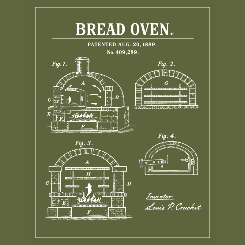Bread Oven Blueprint Design