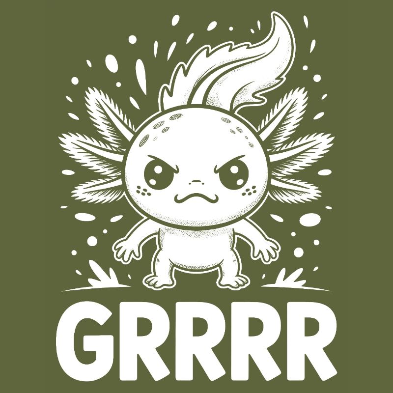 Winged Grump Axolotl