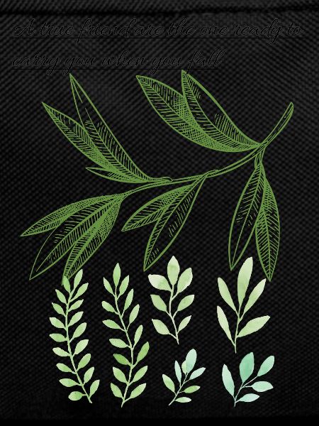 Leaf Embrace: Honest Friendship Quote