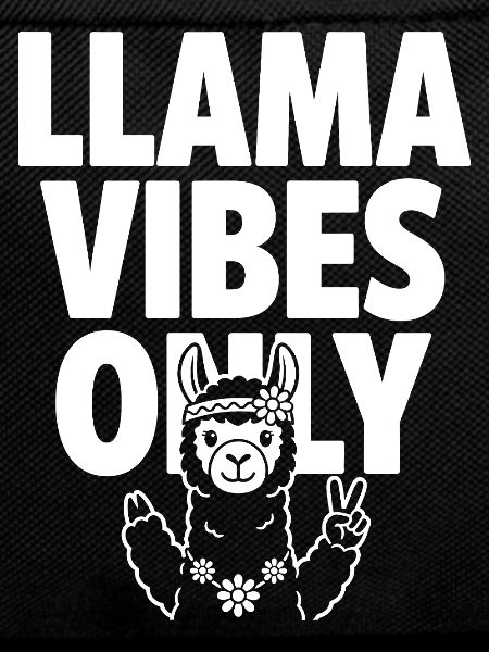 Llama Vibes Only – Hippie Lama