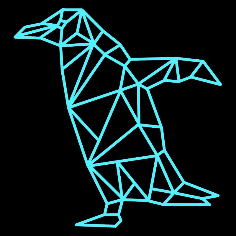 Penguin Geometric Line