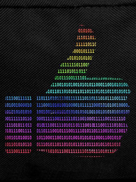 hand like binary rainbow