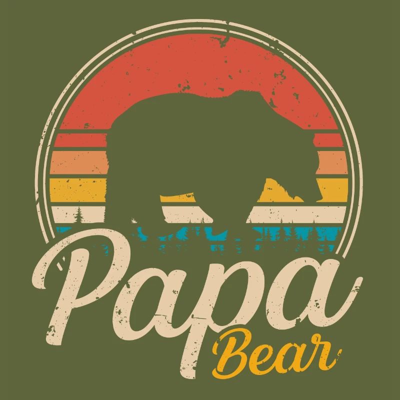 Papa Bear Retro