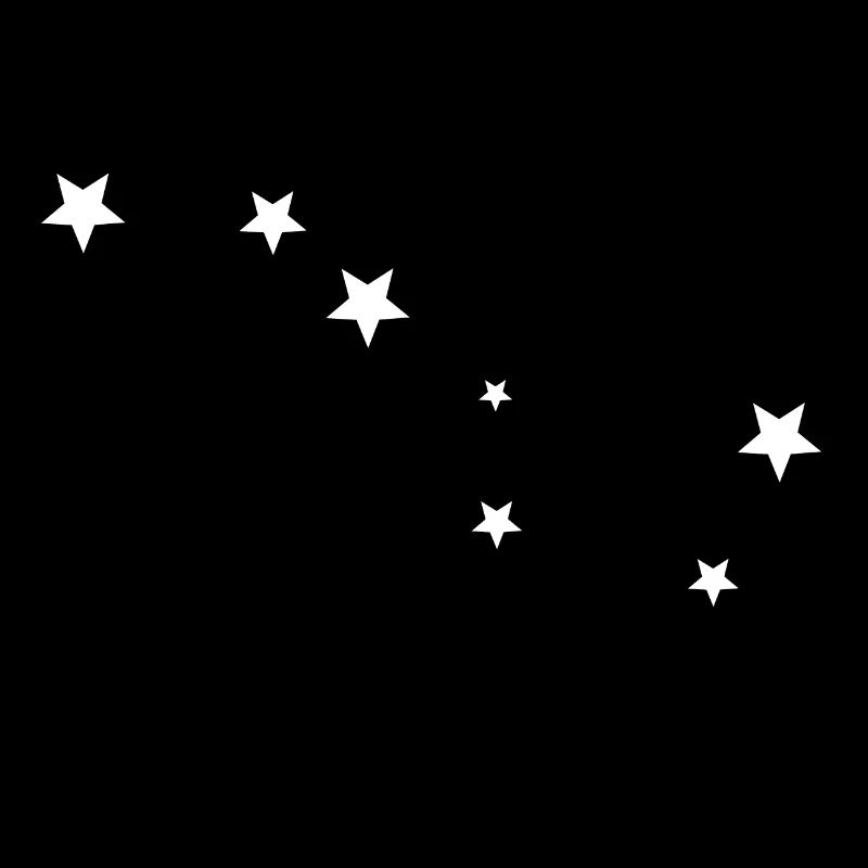 Big cart constellation Big Bear star night