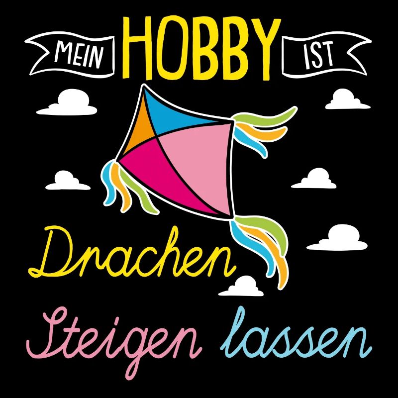 Drachen steigen Kite Flying mit Papa