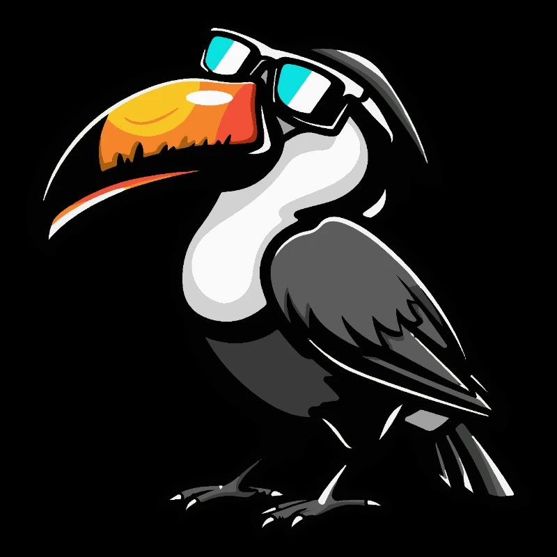 Tukan Vogel Cool Comic