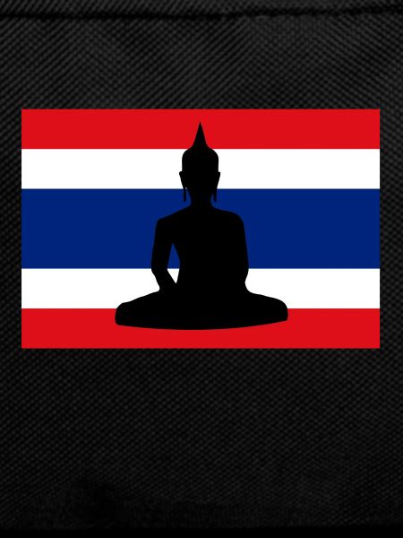 Thailand flag Buddha