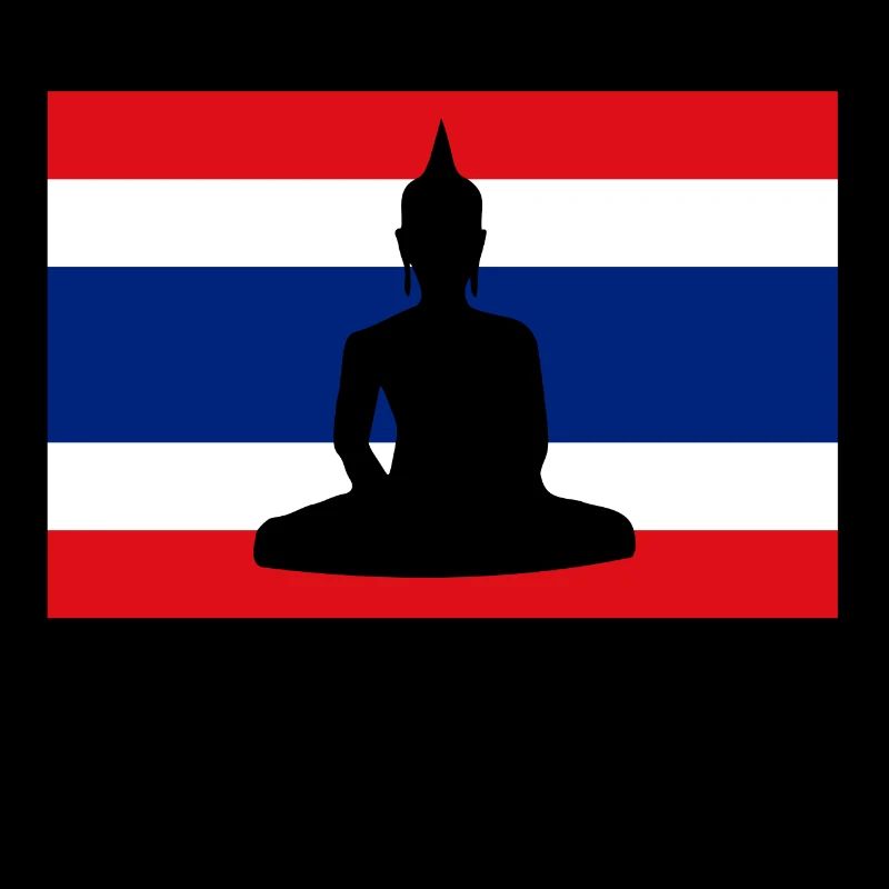 Drapeau thaïlandais Bouddha