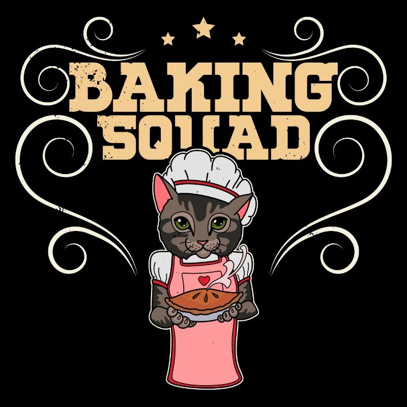 Cat Dessert Pastry Baking Gift