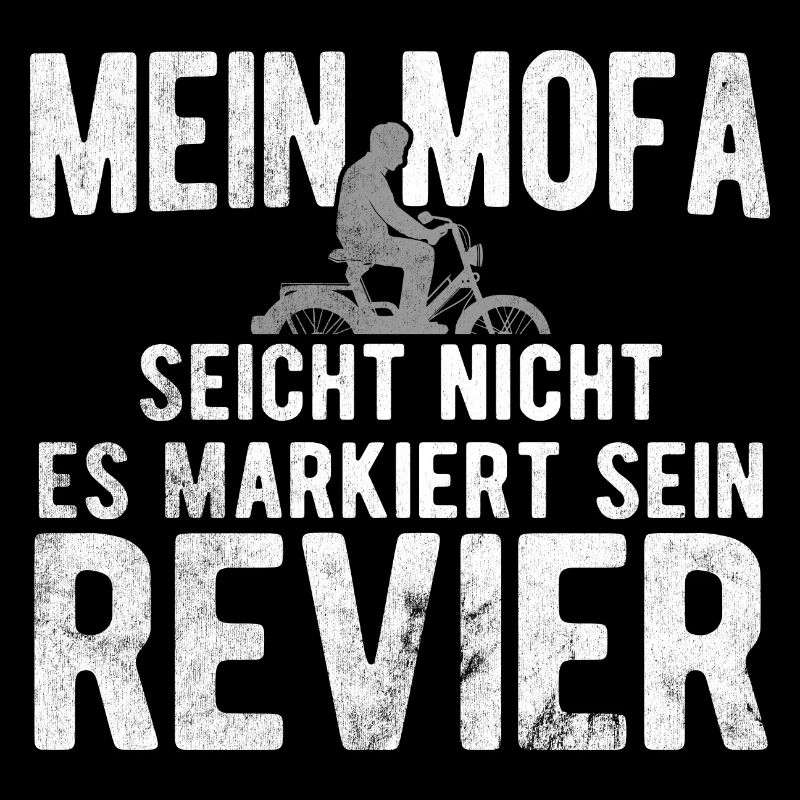 Mofa Seicht Nicht Markiert Sein Revier Mofa
