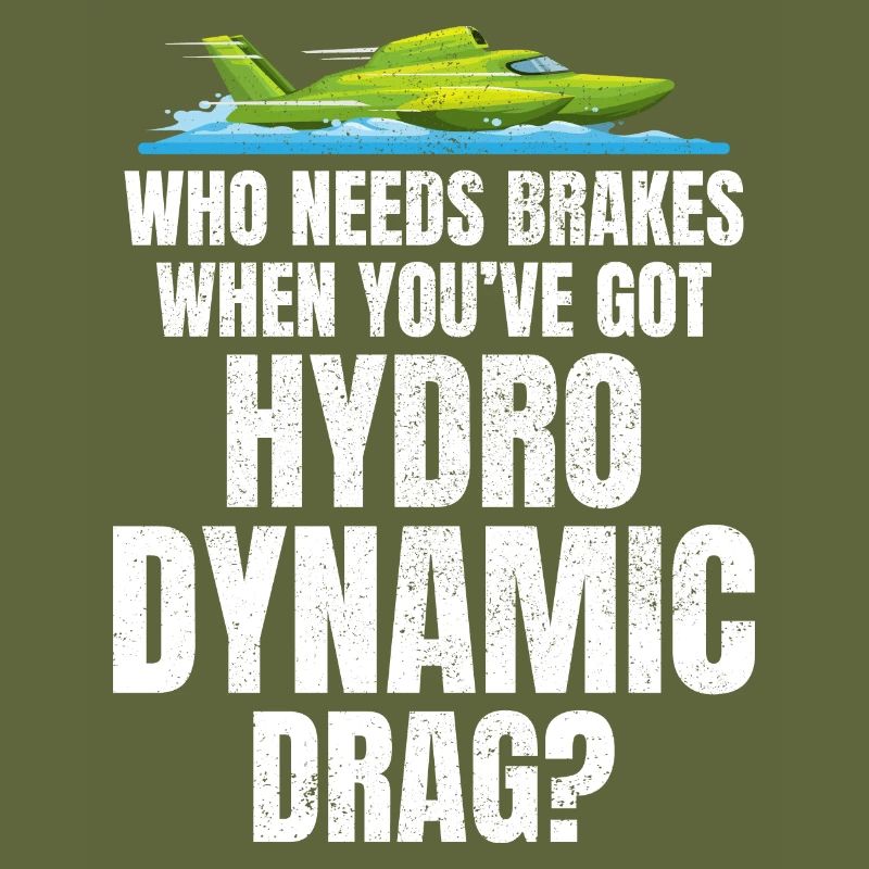 Freins hydrodynamiques de course d’hydroplanes non inclus